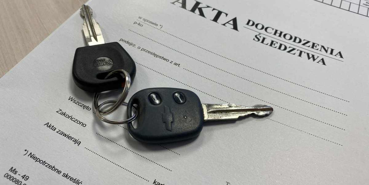 Pijany kierowca wpadł, bo policja otrzymała zgłoszenie