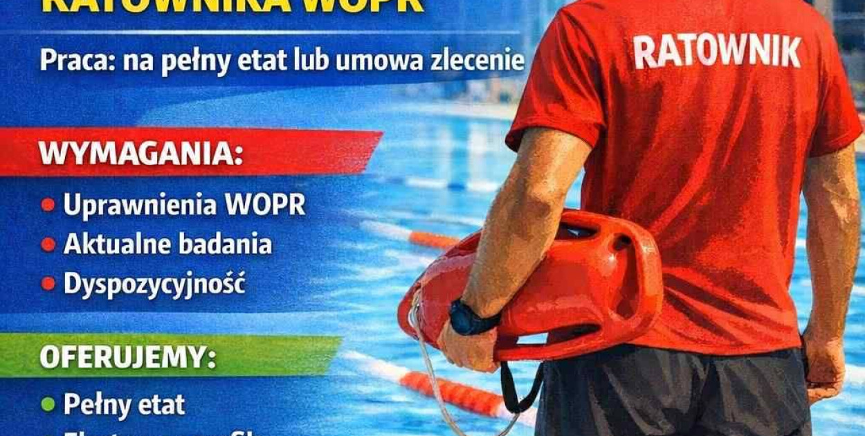 Kolneńska pływalnia zatrudni ratownika