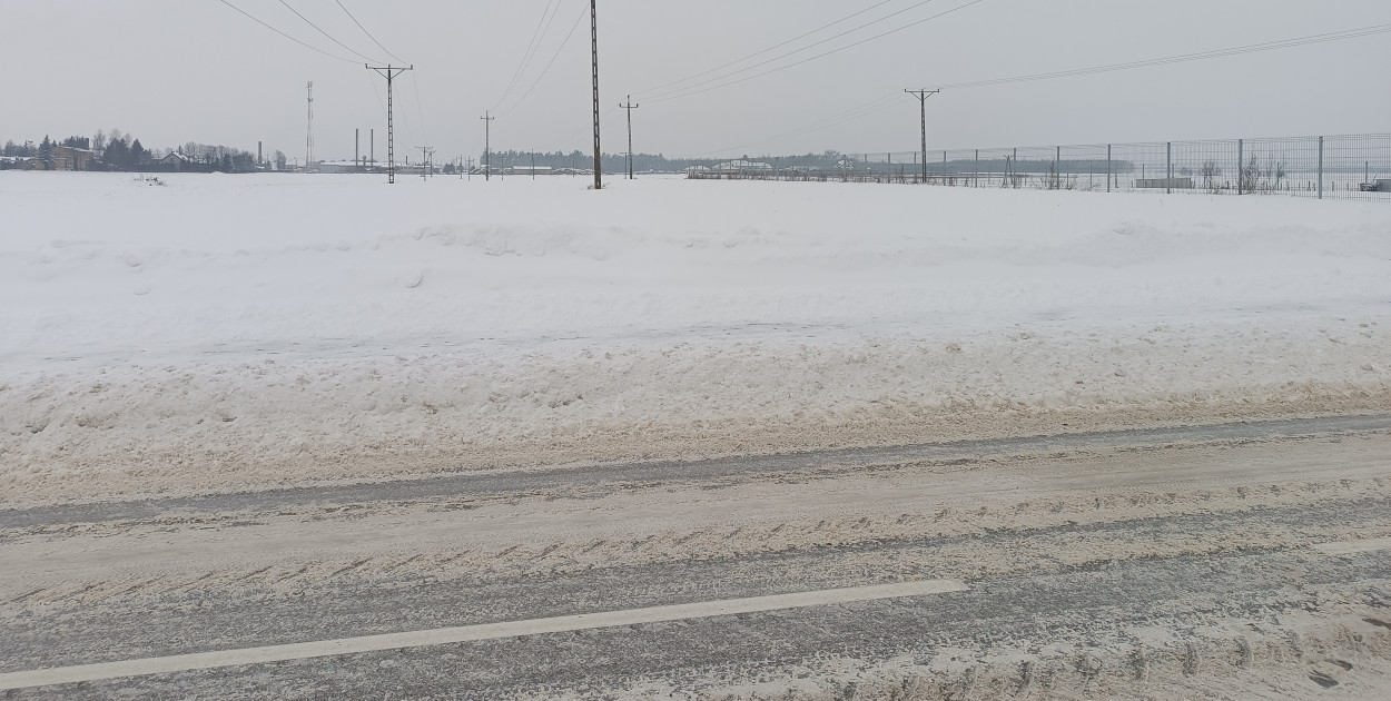 Może być ślisko na drogach powiatu kolneńskiego