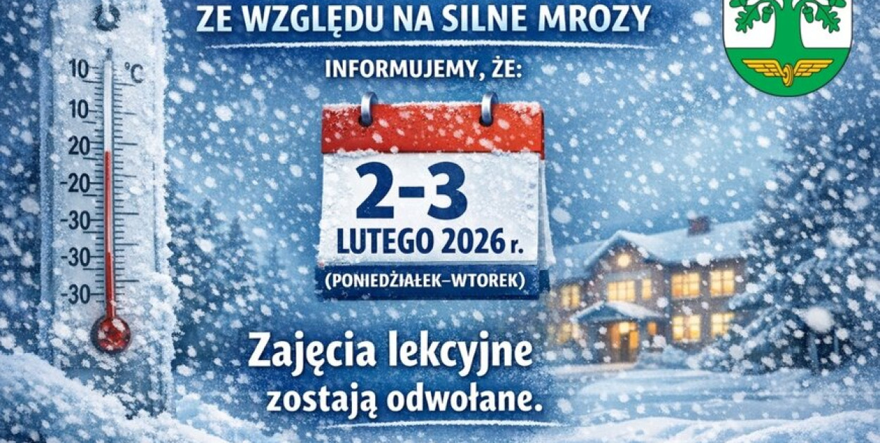 Niektóre szkoły w woj. podlaskim zawieszają zajęcia z powodu mrozu