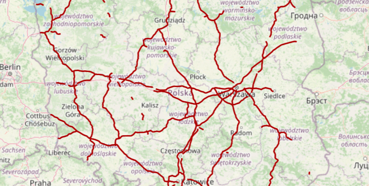 Sieć płatnych dróg powiększyła się o około 645 km
