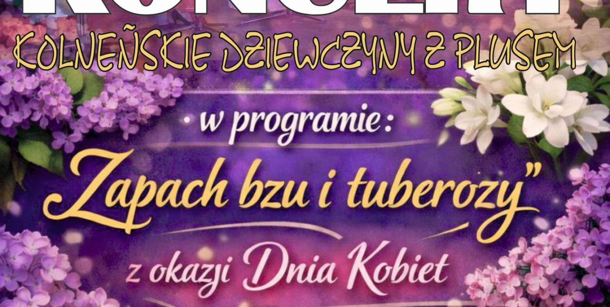 Kolno: Koncert z okazji Dnia Kobiet (plakat)