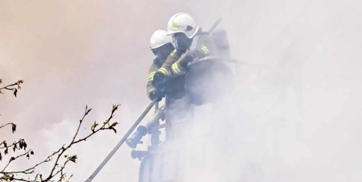 Pożar w Lemanie: palił się dom jednorodzinny