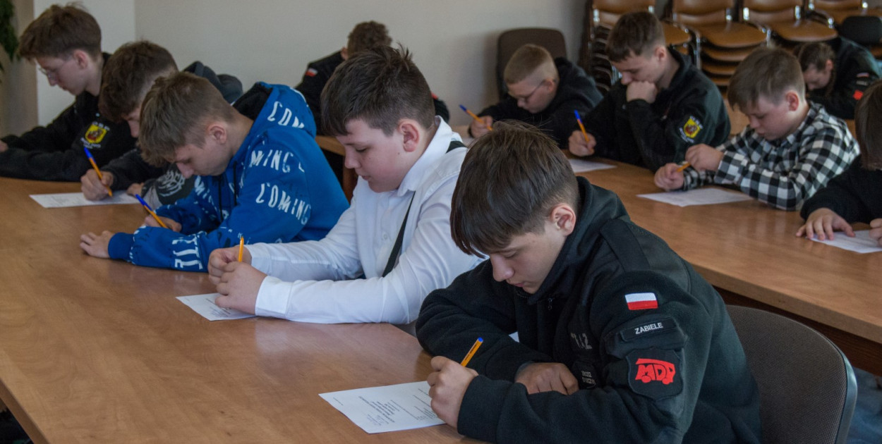 Eliminacje Miejsko-Gminne Turnieju Wiedzy Pożarniczej w Czerwonem