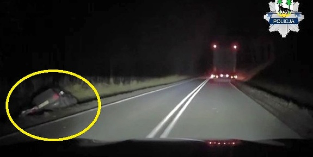 Mając 2,5 promila dachował Audi i uciekł z miejsca zdarzenia