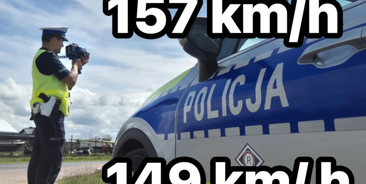 Noga z gazu na trasie Kolno - Pisz. Wpadł kolejny kierowca