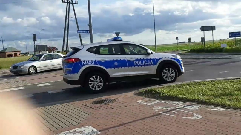 6x alarmowo radiowóz policji [M600] z KPP Kolno!